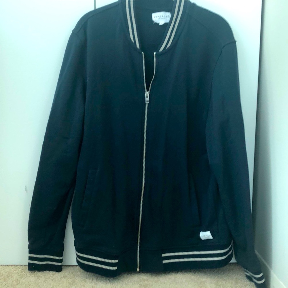 FIVE FOUR full zip bomber sweatshirt